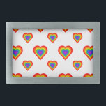 Rainbow Heart Gesp<br><div class="desc">Rainbooghartpatroon. Exclusief ontwerp.</div>