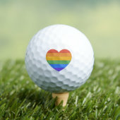 Rainbow Heart Golfballen (Insitu Shirt)