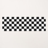 Rainbow Heart Grid Pattern Yogamat (Achterkant (horizontaal))