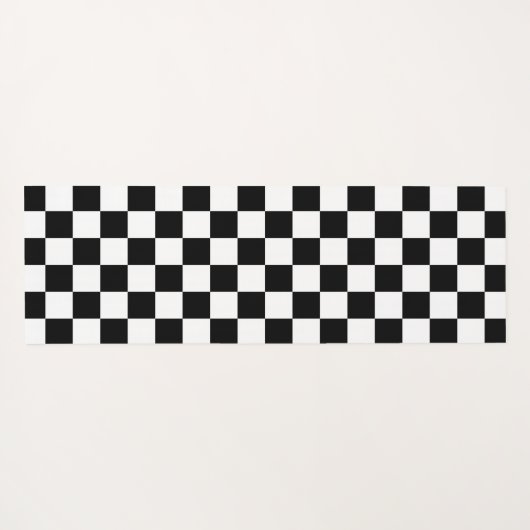 Rainbow Heart Grid Pattern Yogamat (Achterkant (horizontaal))