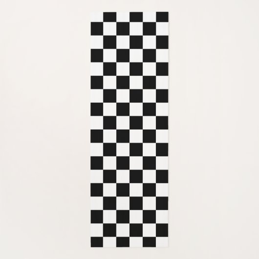 Rainbow Heart Grid Pattern Yogamat (Achterkant)