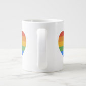 Rainbow Heart Grote Koffiekop (Achterkant)