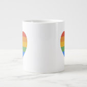 Rainbow Heart Grote Koffiekop (Voorkant)