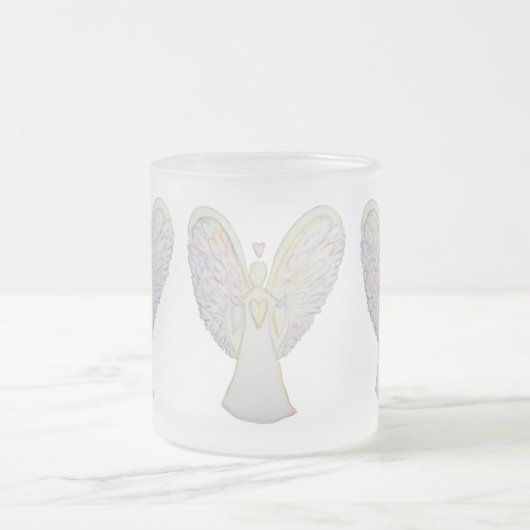 Rainbow Heart Guardian Angel Coffee Cup of Mok (Center)