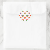 Rainbow Heart Hart Sticker (Tas)