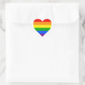 RAINBOW HEART HART STICKER (Tas)