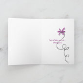 Rainbow Heart Hartelijk dank Bedankkaart (Binnen)