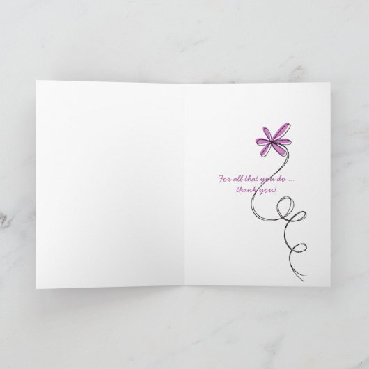 Rainbow Heart Hartelijk dank Bedankkaart (Binnen)