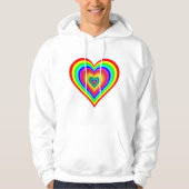 Rainbow Heart Hoodie (Voorkant)