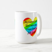RAINBOW HEART JOHN 15:12 ONTWERP KOFFIEMOK (Voorkant rechts)