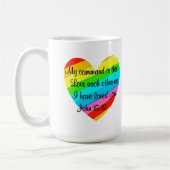 RAINBOW HEART JOHN 15:12 ONTWERP KOFFIEMOK (Links)