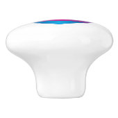 Rainbow Heart Keramische Knop (Zijkant)