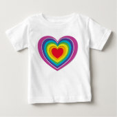 Rainbow Heart Kind T-shirt (Voorkant)