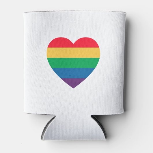 Rainbow Heart Koelbox Blikjeskoeler (Voorkant)