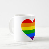 "RAINBOW HEART" KOFFIEMOK (Voorkant links)