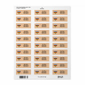 Rainbow Heart Label (Full Sheet)