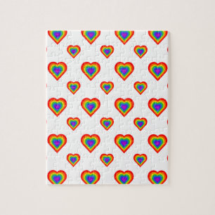 Rainbow Heart Legpuzzel