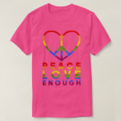 Rainbow Heart LGBT T-shirt (Design voorkant)