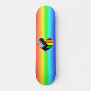 Rainbow Heart LGBTQ+ Persoonlijk Skateboard