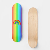 Rainbow Heart LGBTQ+ Skateboard (Voorkant)