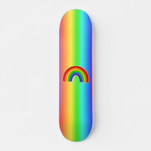 Rainbow Heart LGBTQ+ Skateboard