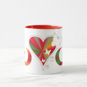 Rainbow Heart Lily and Butterfly Mok (Midden)