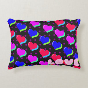 Rainbow Heart Love Accent Kussen