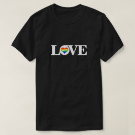 Rainbow Heart Love Wins T-shirt