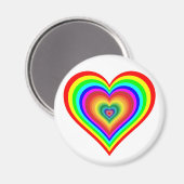 Rainbow Heart Magneet (Voorkant / Achterkant)