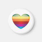Rainbow Heart Magneet (Voorkant)