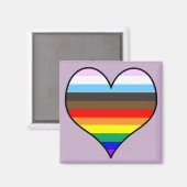Rainbow Heart Magneet (Voorkant / Achterkant)
