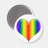 Rainbow Heart Magnet (Voorkant / Achterkant)
