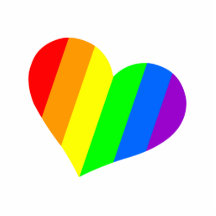 Rainbow Heart Magnet