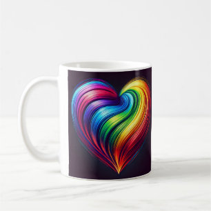 Rainbow Heart Mok