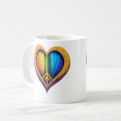 Rainbow Heart Mok (Voorkant links)