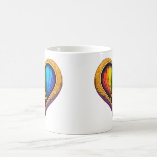 Rainbow Heart Mok (Center)