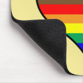Rainbow Heart Muismat (Hoek)