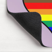 Rainbow Heart Muismat (Hoek)