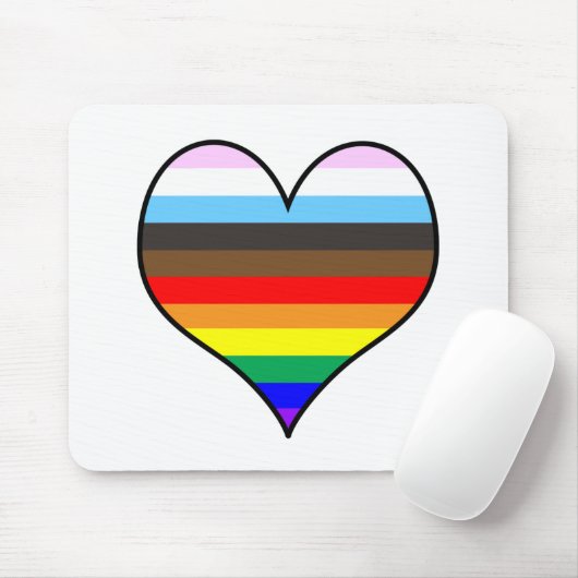 Rainbow Heart Muismat (Met muis)