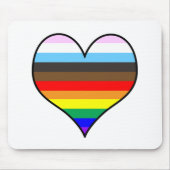 Rainbow Heart Muismat (Voorkant)