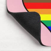 Rainbow Heart Muismat (Hoek)