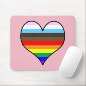 Rainbow Heart Muismat (Met muis)
