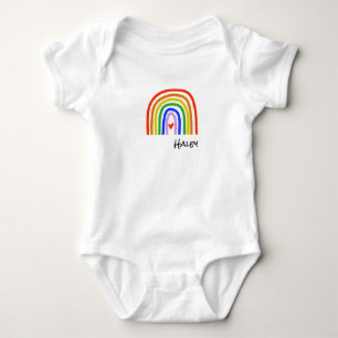 Rainbow Heart Nieuwe Babynaam Sweet Love Romper