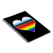 Rainbow Heart Notitieboek (Rechterzijde)