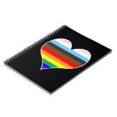 Rainbow Heart Notitieboek (Linkerzijde)