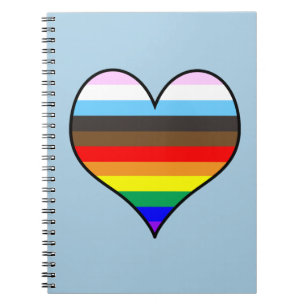 Rainbow Heart Notitieboek