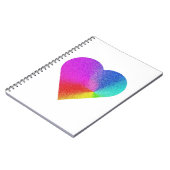 Rainbow Heart Notitieboek (Linkerzijde)