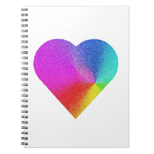 Rainbow Heart Notitieboek