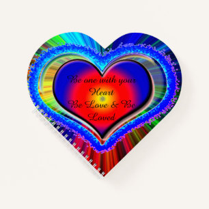 Rainbow Heart Notitieboek