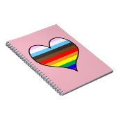 Rainbow Heart Notitieboek (Rechterzijde)